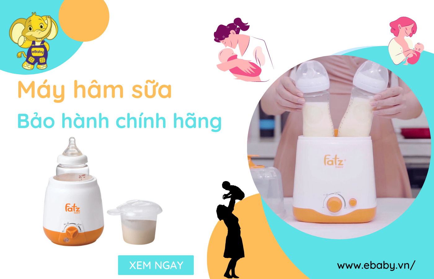 Máy hâm sữa ở Hà Nội – An tâm cho mẹ
